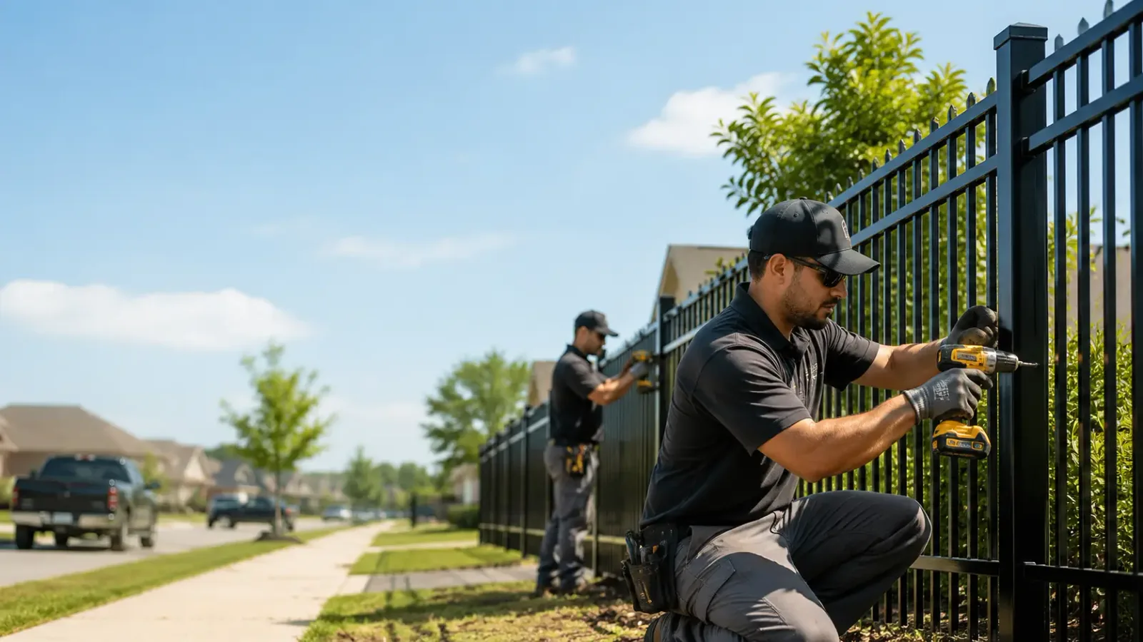 Metal Fence Installation in Amityville, NY